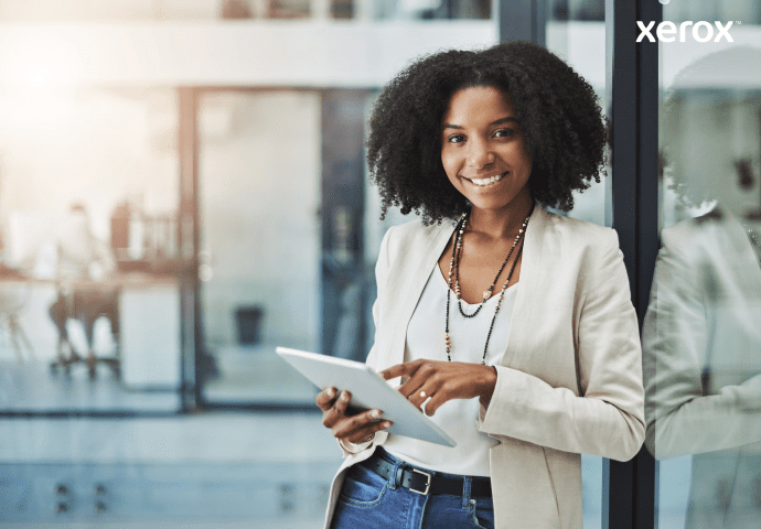 Repr&eacute;sentation visuelle de la strat&eacute;gie commerciale mise &agrave; jour de Xerox, mettant en &eacute;vidence les innovations cl&eacute;s et les initiatives strat&eacute;giques pour le succ&egrave;s